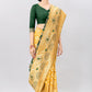 Yellow & Green with Golden Touch Kanjeevaram Silk Woven Saree