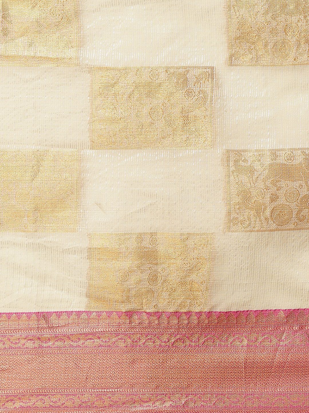 Women's Banarasi Tussar Silk Saree with Unstitched Blouse Piece