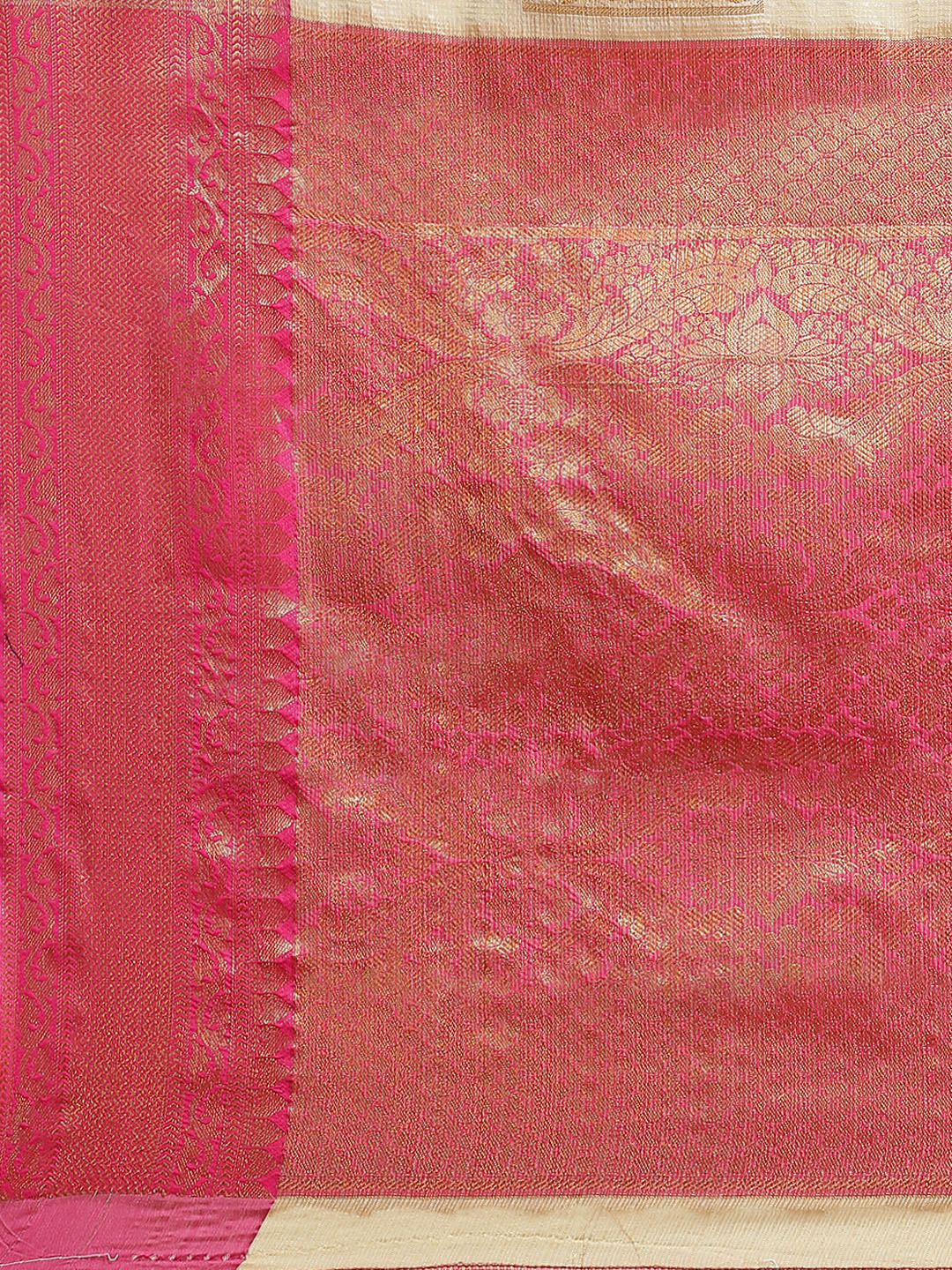 Women's Banarasi Tussar Silk Saree with Unstitched Blouse Piece