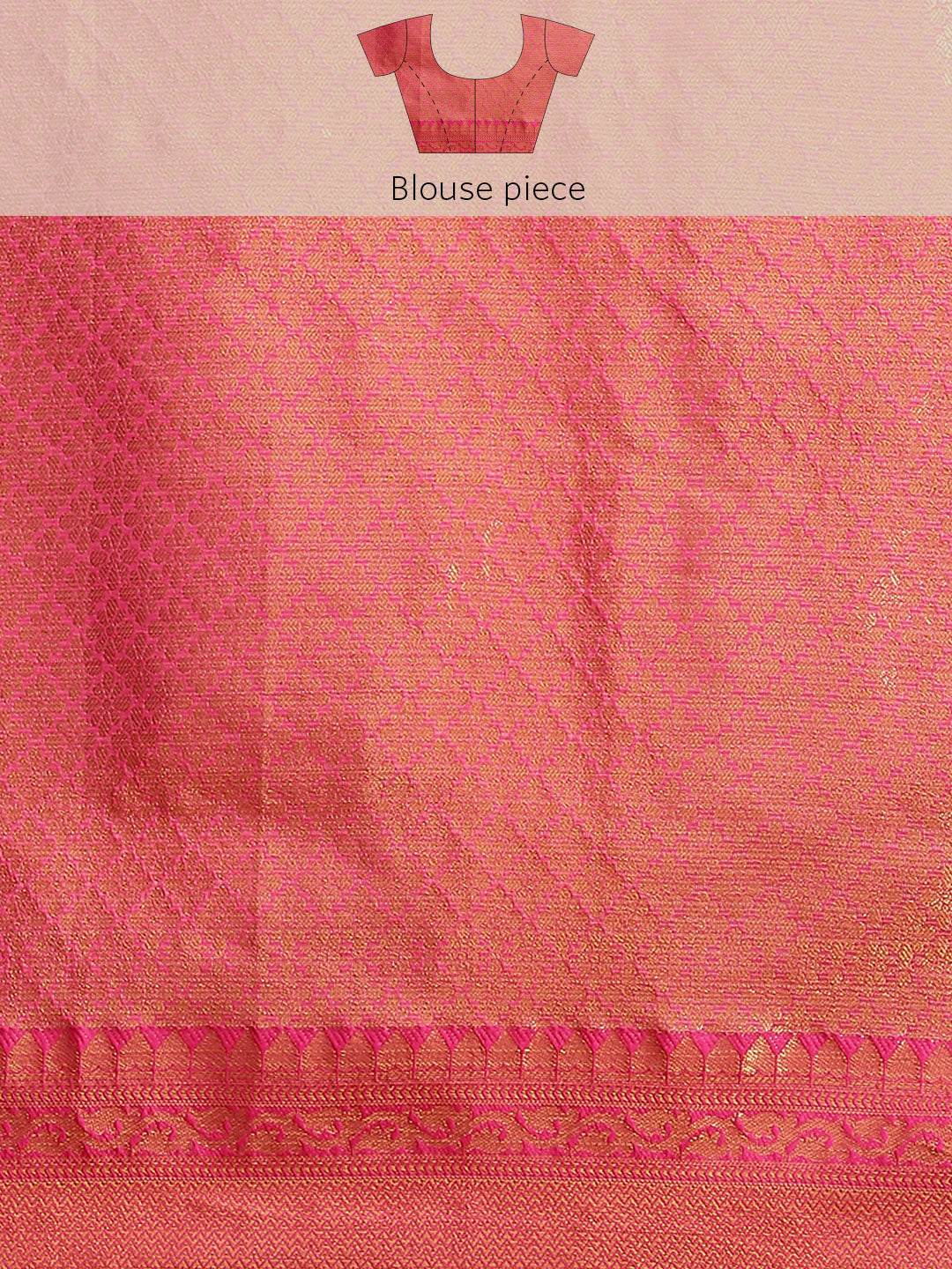 Women's Banarasi Tussar Silk Saree with Unstitched Blouse Piece