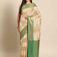 Women's Banarasi Tussar Silk Saree with Unstitched Blouse Piece