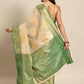Women's Banarasi Tussar Silk Saree with Unstitched Blouse Piece