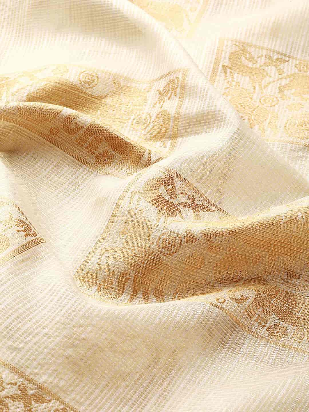 Women's Banarasi Tussar Silk Saree with Unstitched Blouse Piece