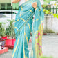 Digital Printed Cotton Silk Tissue Saree